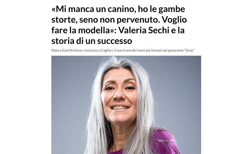L'articolo de L'Unione Sarda del 30 Maggio 2023 su Valeria Sechi