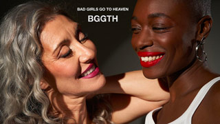 Ritratto di coppia con primo piano di Valeria Sechi per la campagna pubblicitaria del brand BGGTH