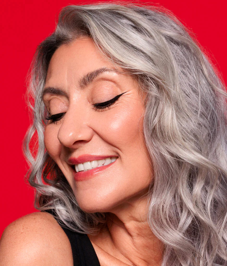 Primo piano di Valeria Sechi, sugli occhi Eyeliner 360 Flip di Clio Makeup