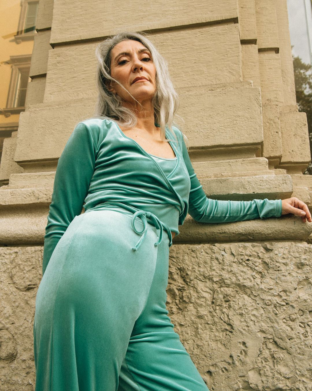 Valeria Sechi modella per il brand Matinée by Chiara Biasi