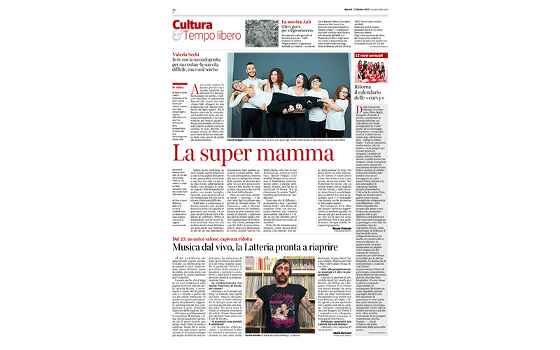 L'articolo del Corriere della Sera del 13 ottobre 2020 su Valeria Sechi