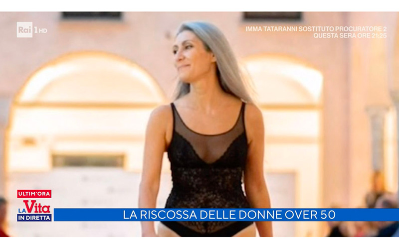 Il servizio de La vita in diretta in cui si parla di Valeria Sechi