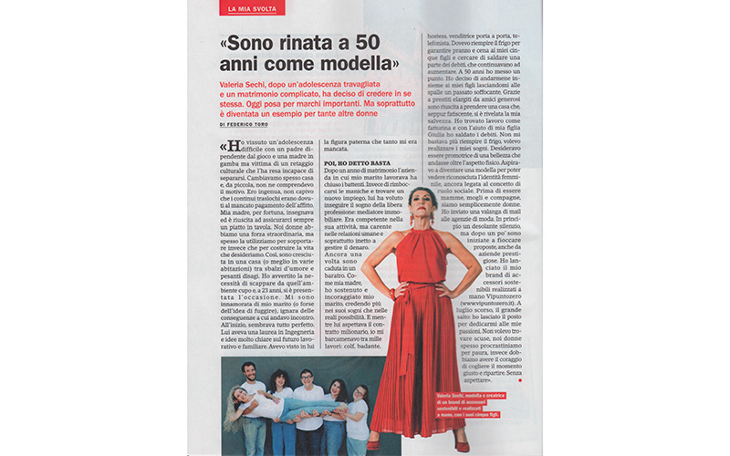L'articolo di Confidenze del 9 Novembre 2021 su Valeria Sechi