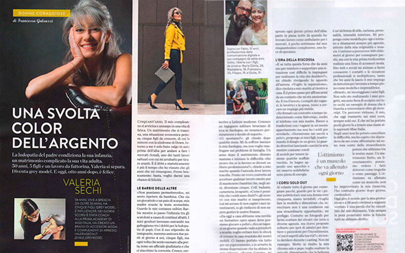 L'articolo di F di Settembre 2024 su Valeria Sechi