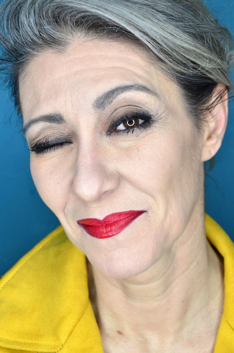 Valeria Sechi Grey Hair Model