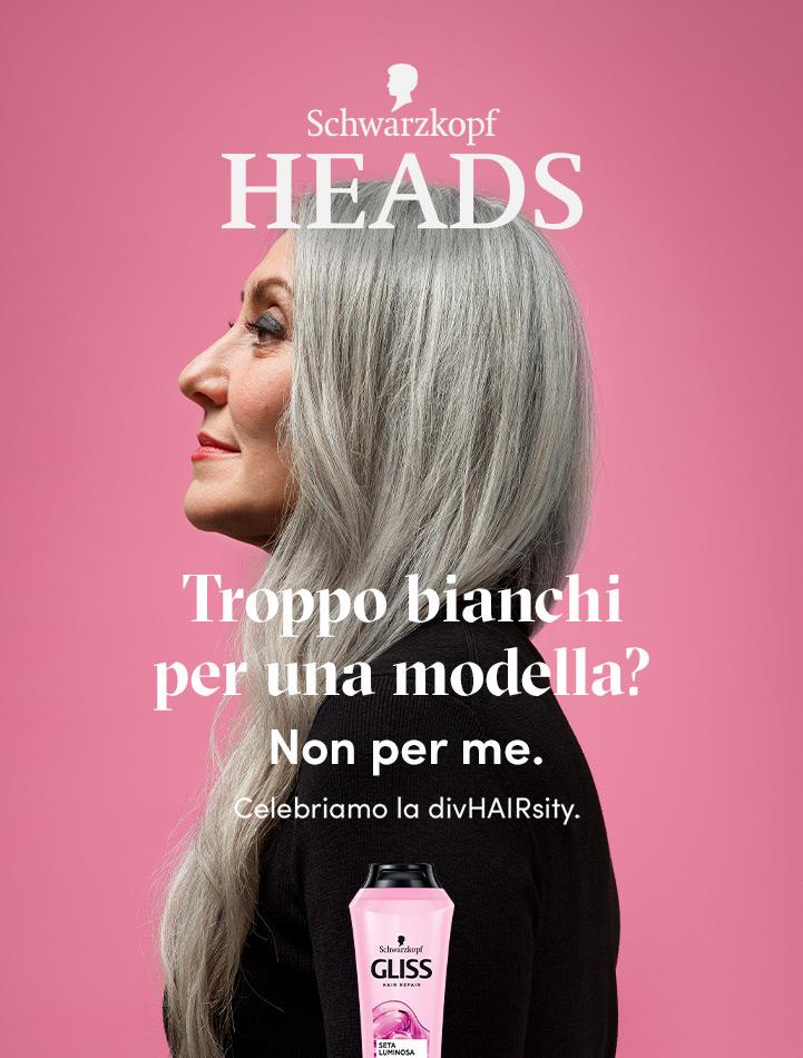 Valeria Sechi per la campagna di Schwarzkopf - Testa Nera